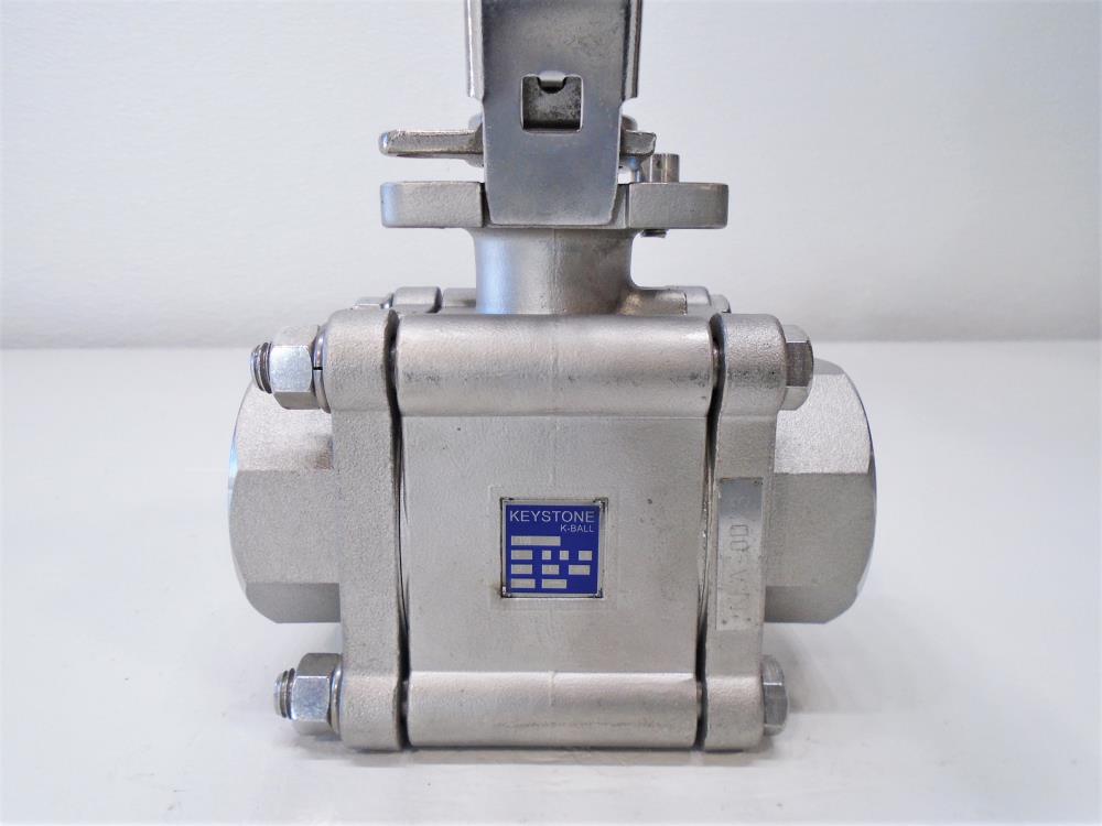 Keystone K-Ball 1-1/2" NPT CF8M Ball Valve F180